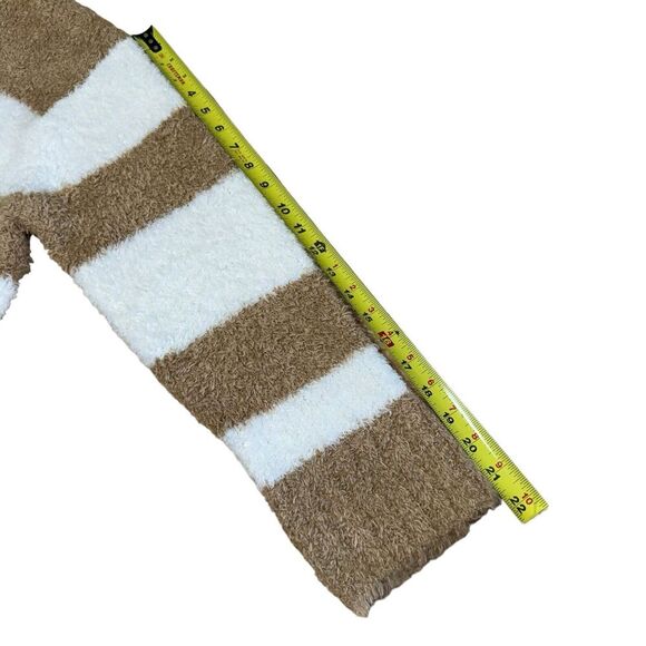 Talbots Ultra Plush Striped Sweater Tan White Crewneck Size 2X - Picture 9 of 9